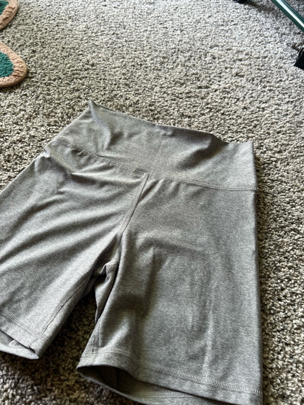 Old Navy Gray Extra High-Rise Bike Shorts
